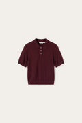N-Maxine SS Knit Burgundy