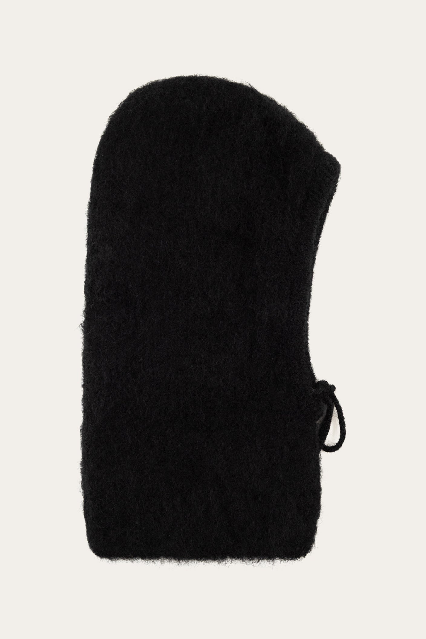 N-Merle Knit Balaclava Black