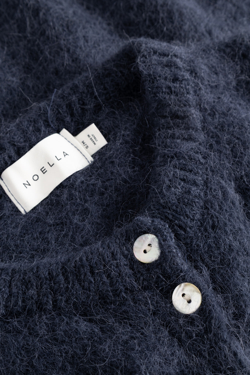 N-Kae SS Knit Cardigan Navy