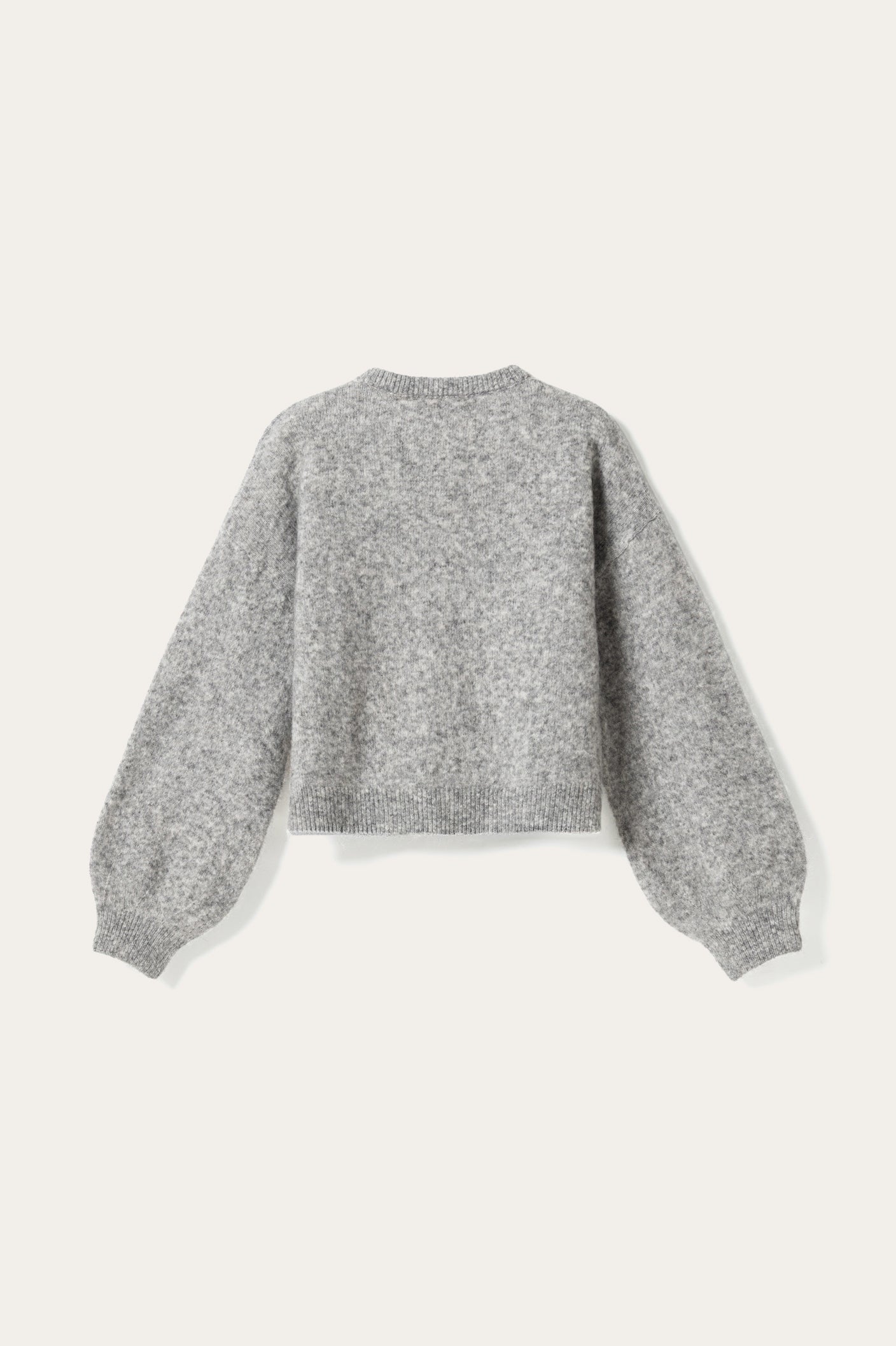 N-Mansa Knit Cardigan Medium Grey Mel.
