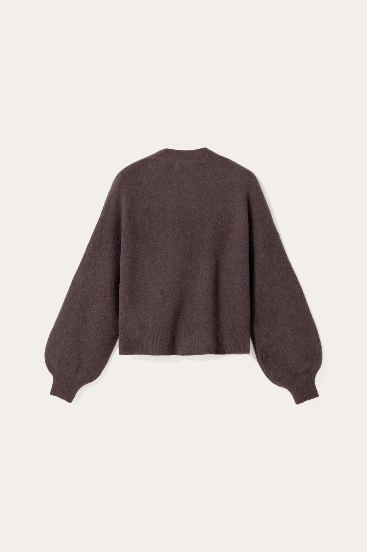 N-Morene Knit Cardigan Chocolate