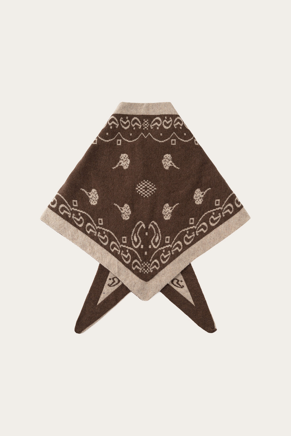 N-Neomi Scarf Sand Brown Mix
