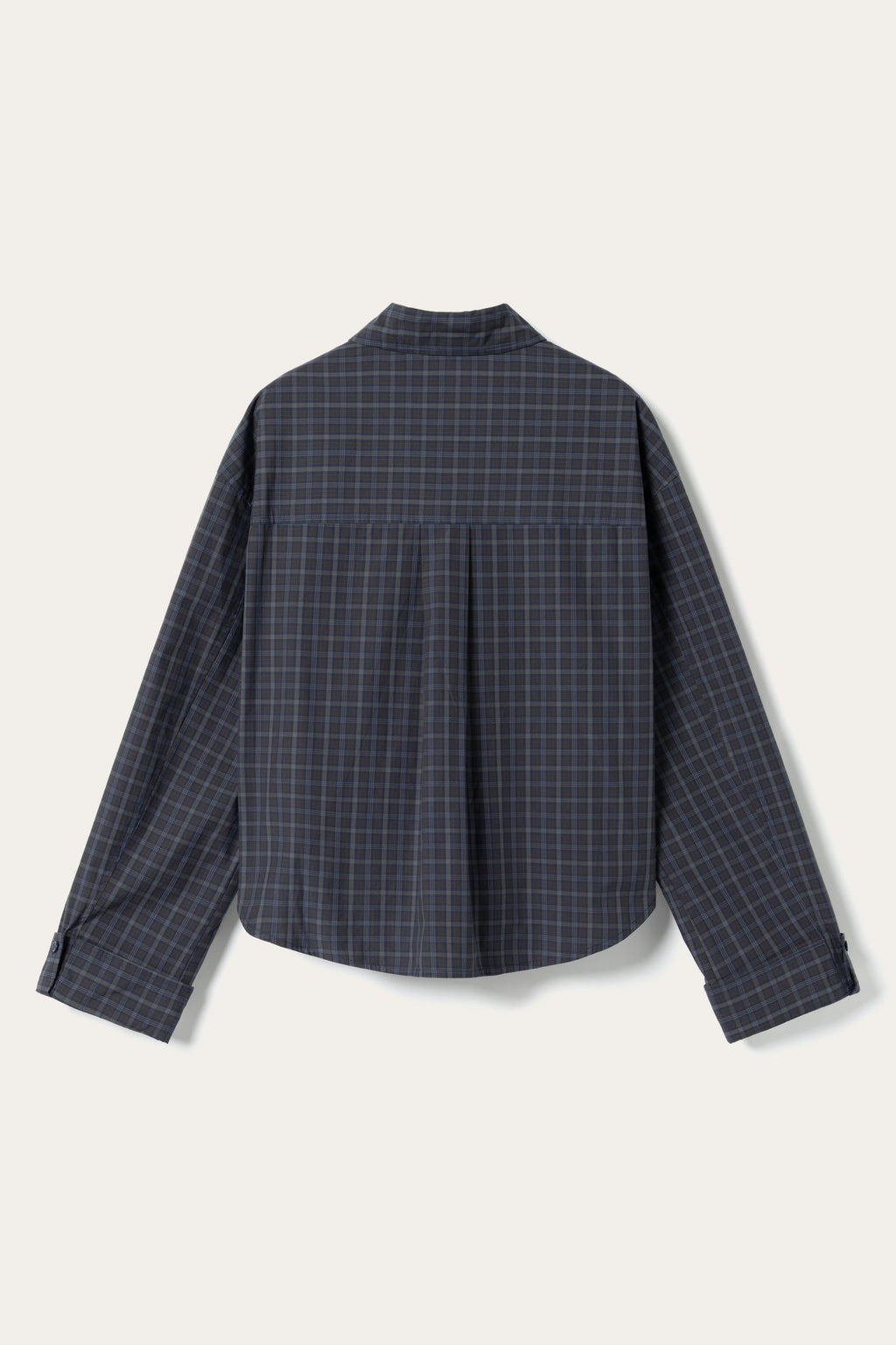 N-Marlon C Shirt Dodie Brown Blue Check