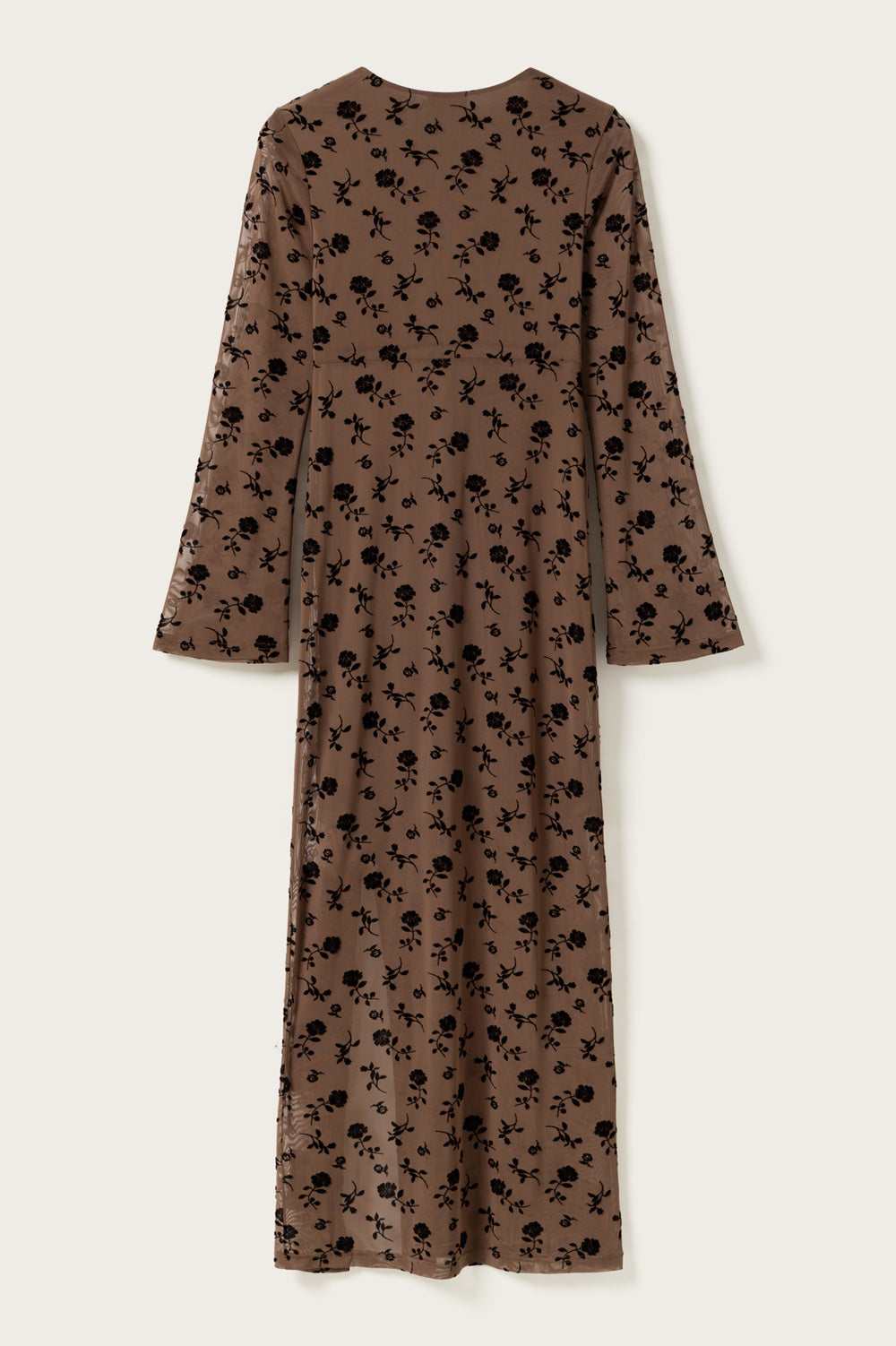 Kameyella Dress Clarity Morel Print