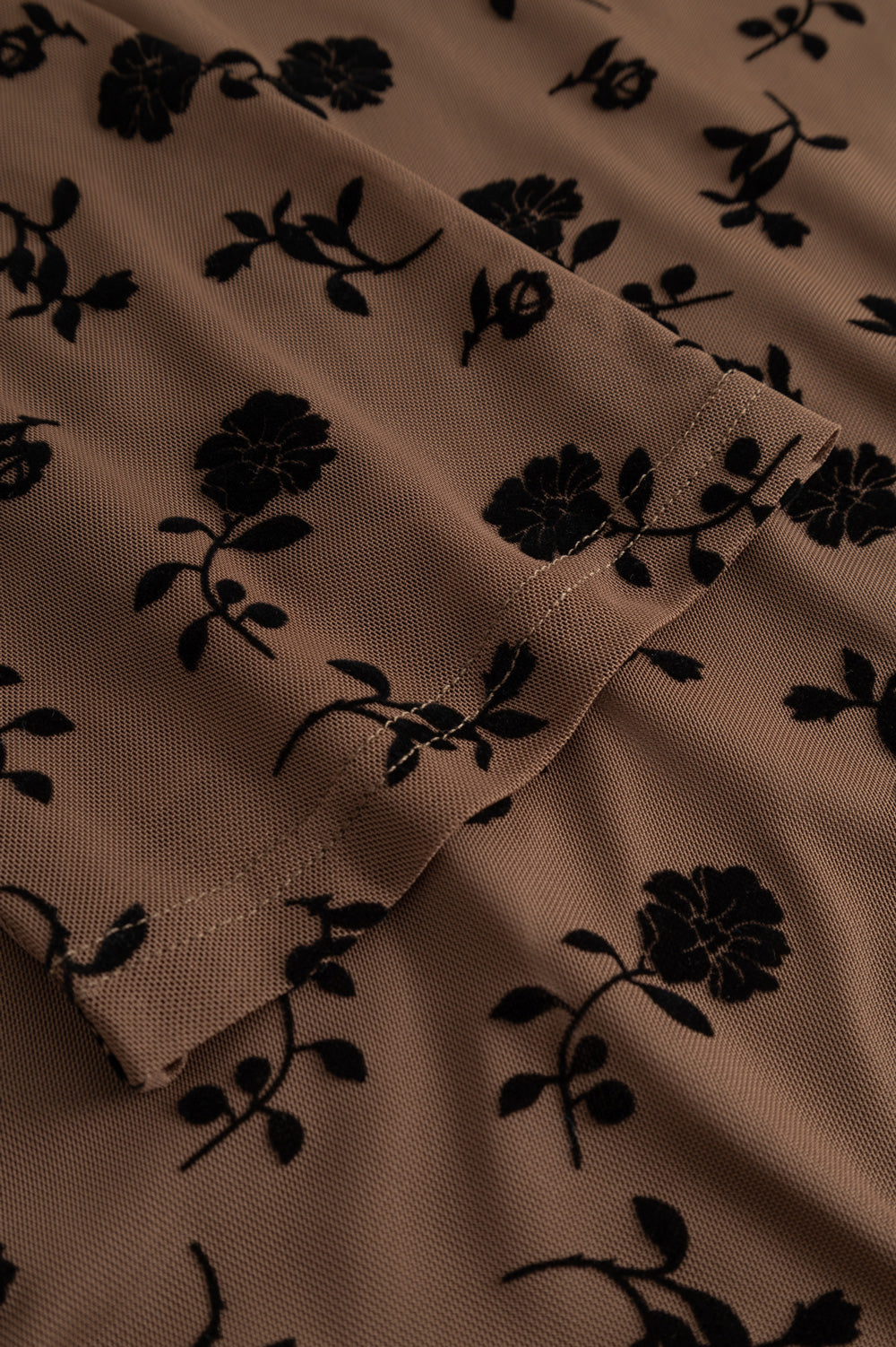 Kameyella Dress Clarity Morel Print