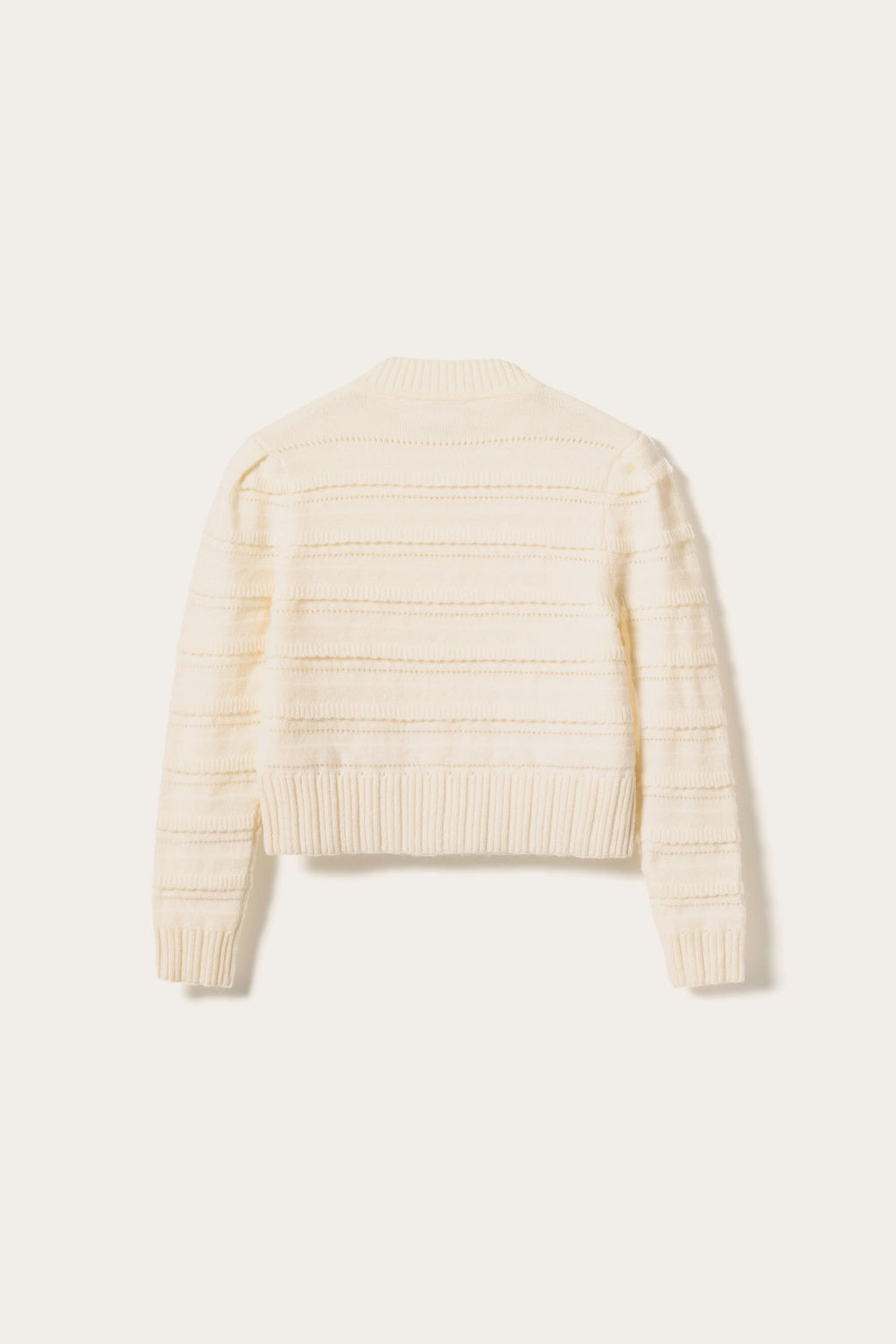 N-Maddison Knit Cardigan Ivory
