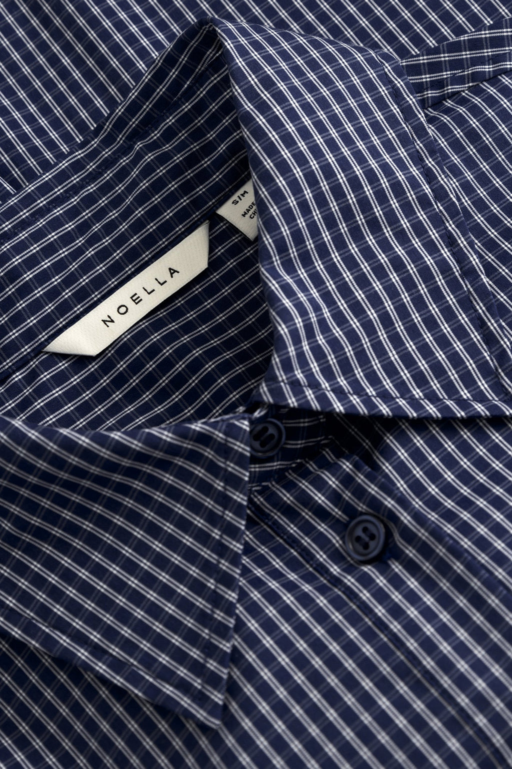 N-Marlon C Shirt Davy Navy Check