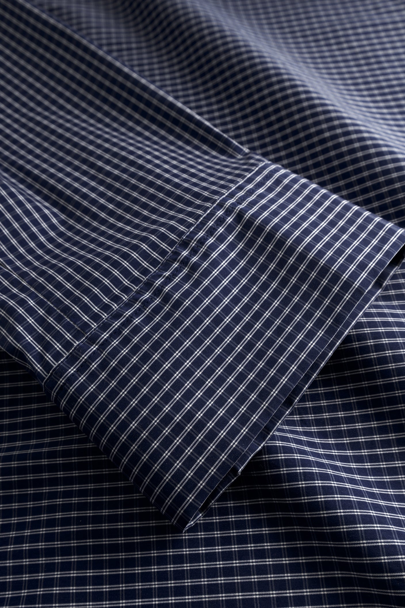 N-Marlon C Shirt Davy Navy Check