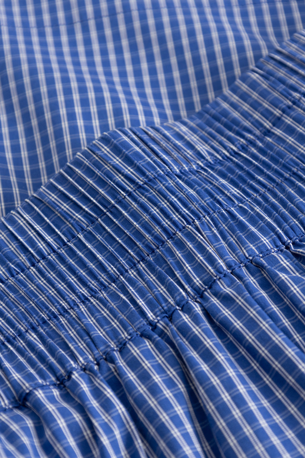 N-Marian MW Shorts Davy Blue Check