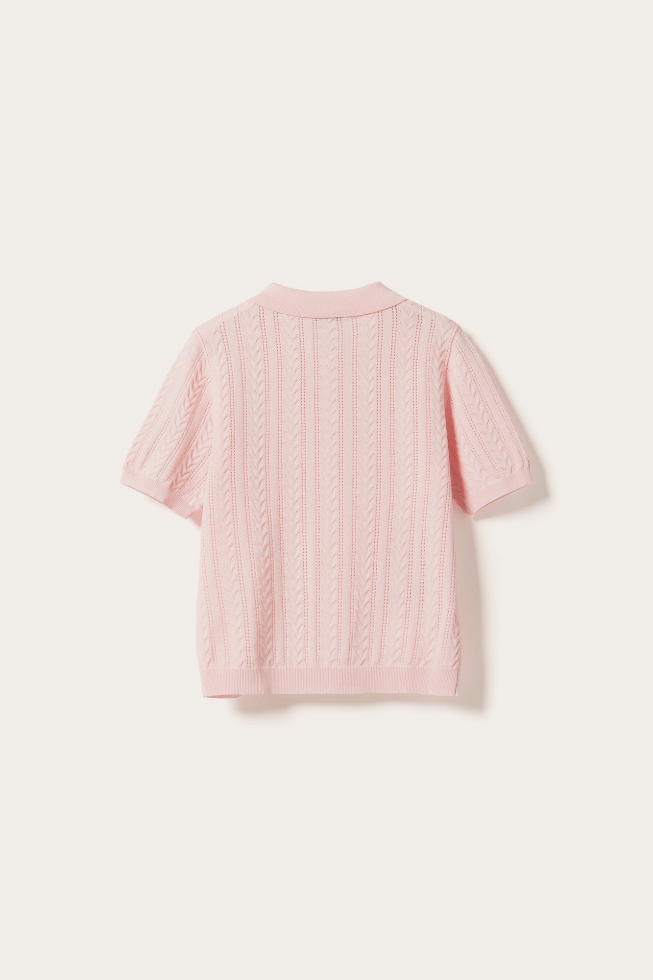 N-Mecca Knit Polo Baby Pink