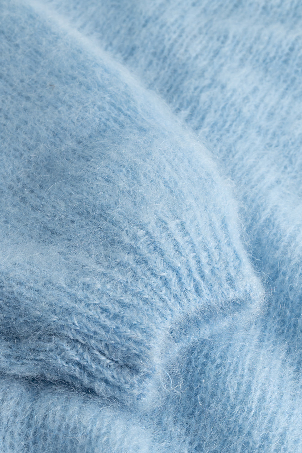 N-Latora Mohair Knit Baby Blue