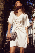 Noellas Soli Dress Ivory. Køb Kjoler hos www.noellafashion.dk