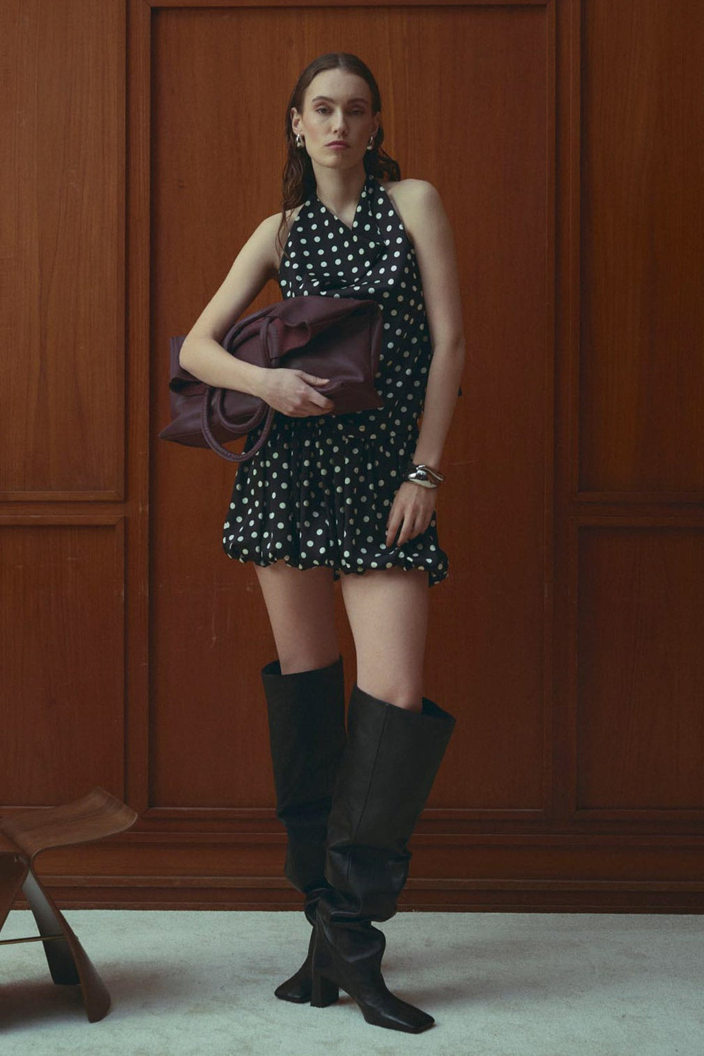 N-Mili Skirt Debbee Black Print