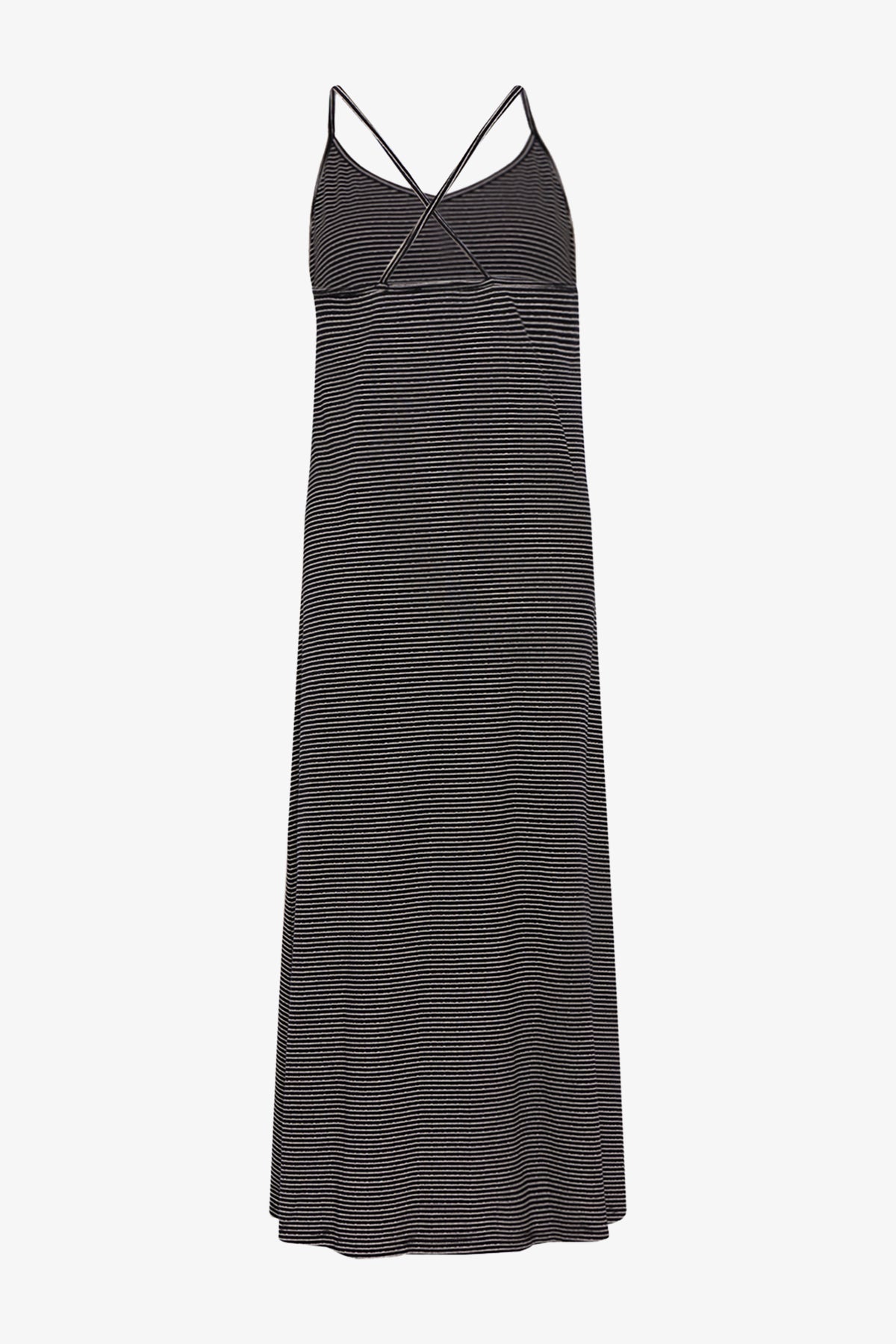 Noellas Reina Dress Black/White Stripe.