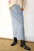 Noellas Benita Skirt Light Blue. Køb Nederdele hos www.noellafashion.dk