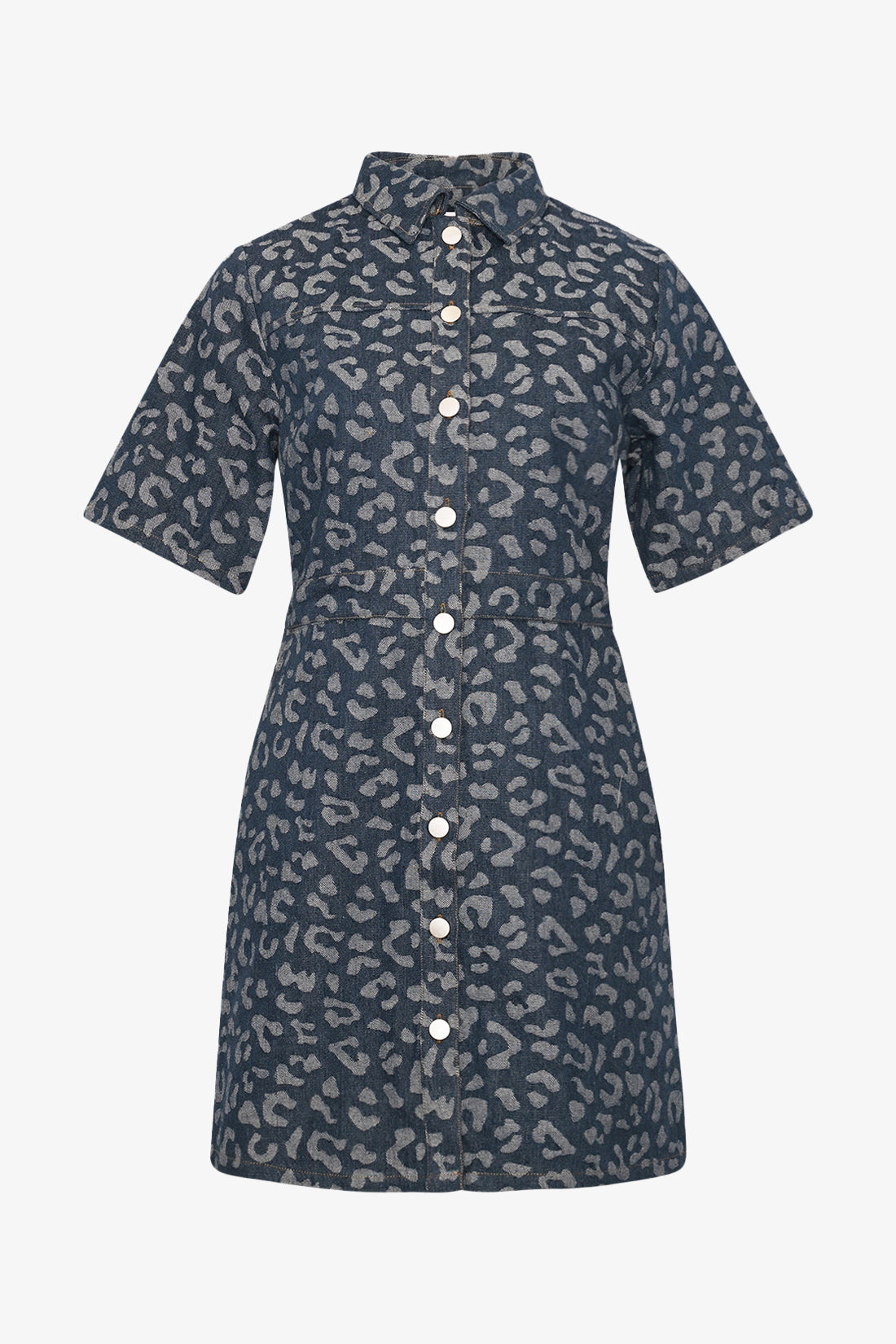 Benita Dress Mid Blue Wash