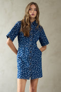 Noellas Benita Dress Mid Blue Wash. Køb Kjoler hos www.noellafashion.dk