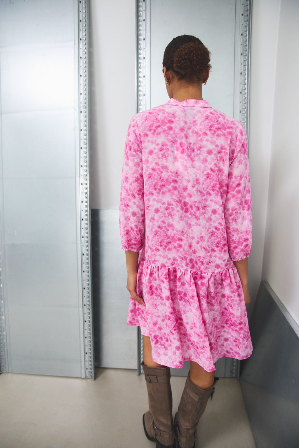 Imogene Dress Trudy Pink Print