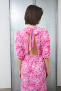 Leo long Dress Trudy Pink Print