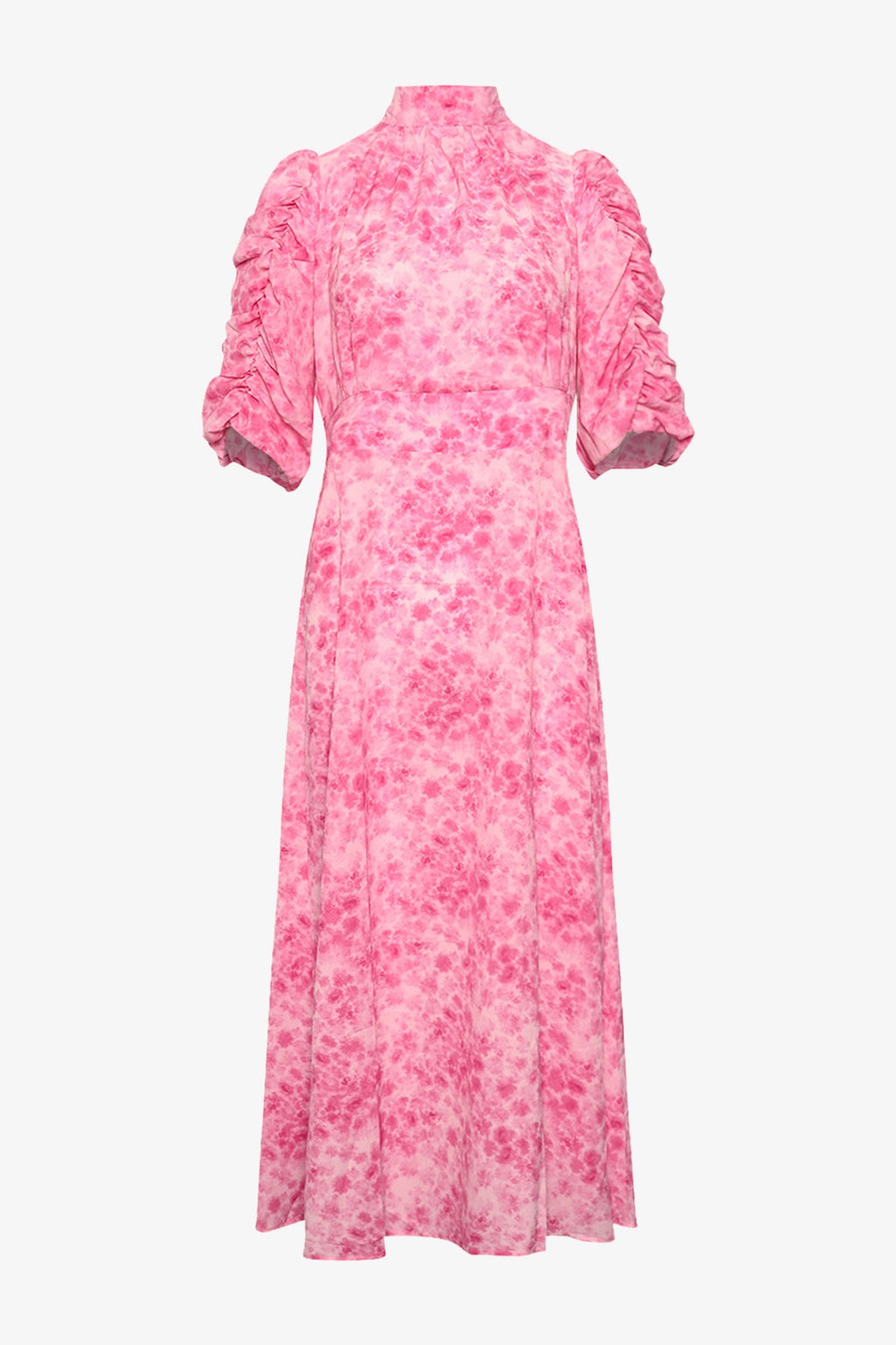 Noellas Leo long Dress Trudy Pink Print. Køb Kjoler hos www.noellafashion.dk