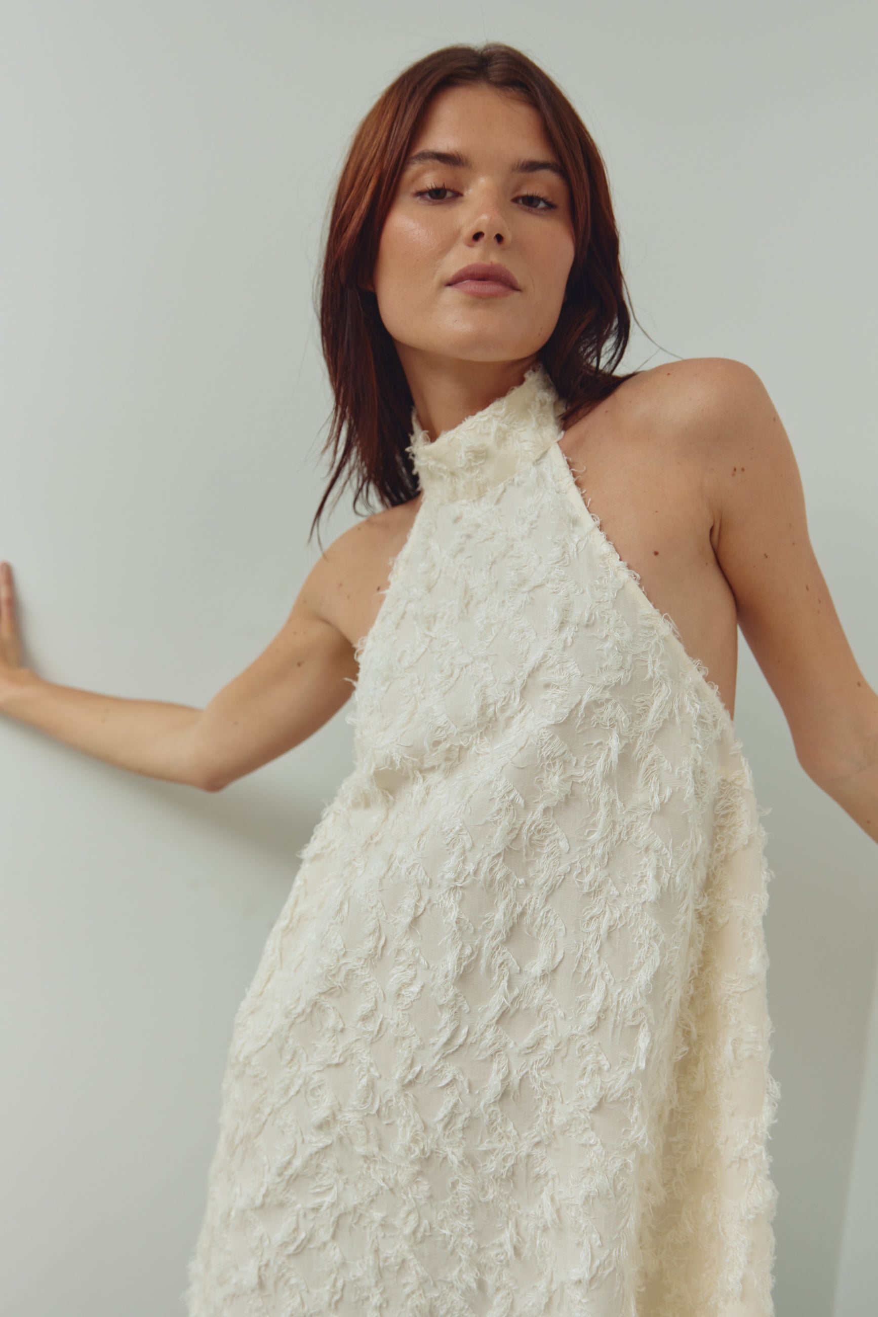 N-Maci Dress Ivory