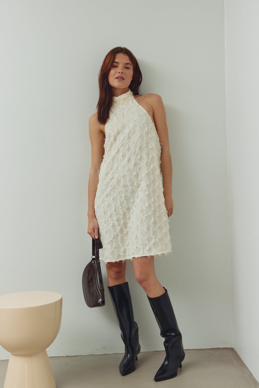 N-Maci Dress Ivory