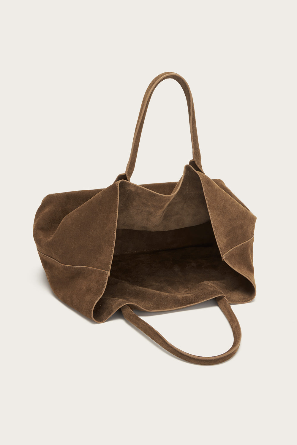 Mallory Bag Real Suede Chocolate Brown