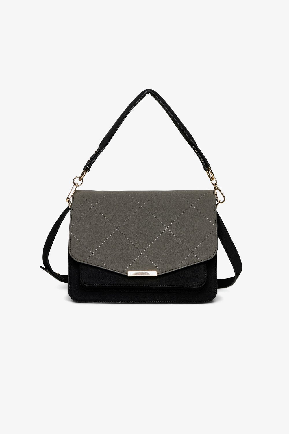 Noellas Blanca Multi Compartment Bag Dark Grey/Black. Køb Tasker hos www.noellafashion.dk